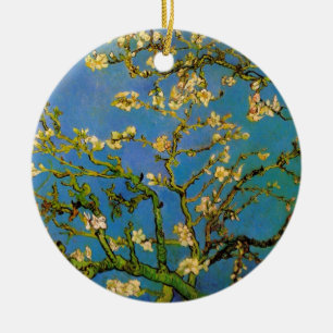 Blossoming Almond Tree by Vincent van Gogh Ceramic Ornament