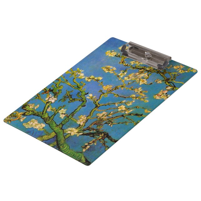 Blossoming Almond Tree by Vincent van Gogh Clipboard (Angled)