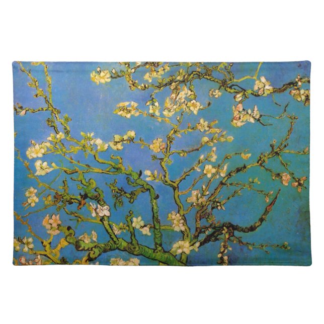 Blossoming Almond Tree by Vincent van Gogh Cloth Placemat (Front)