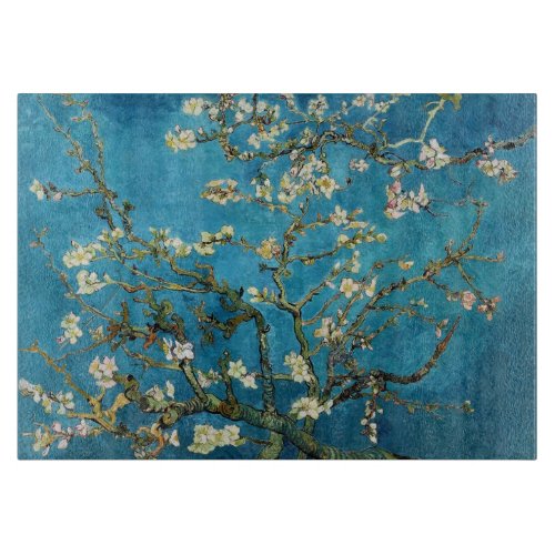Blossoming Almond Tree by Vincent van Gogh Cutting Board