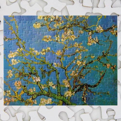 Blossoming Almond Tree by Vincent van Gogh Jigsaw Puzzle