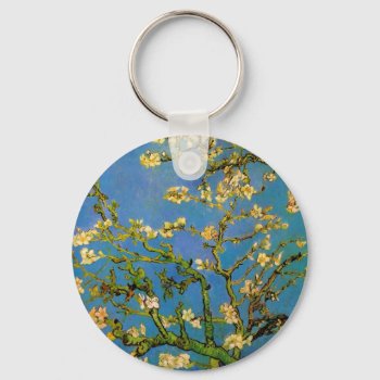 Blossoming Almond Tree By Vincent Van Gogh Keychain by VanGogh_Gallery at Zazzle