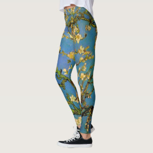 Blossoming Almond Tree by Vincent van Gogh Leggings