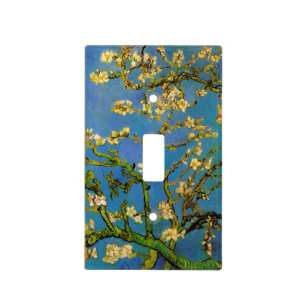 Blossoming Almond Tree by Vincent van Gogh Light Switch Cover