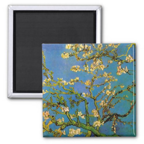 Blossoming Almond Tree by Vincent van Gogh Magnet