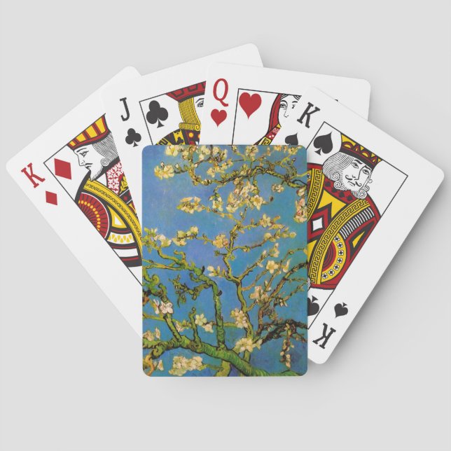 Blossoming Almond Tree by Vincent van Gogh Poker Cards (Back)
