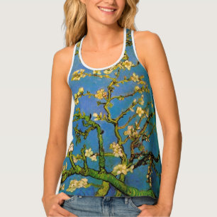 Blossoming Almond Tree by Vincent van Gogh Tank Top