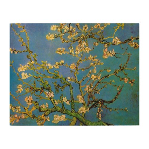 Blossoming Almond Tree by Vincent van Gogh Wood Wall Decor