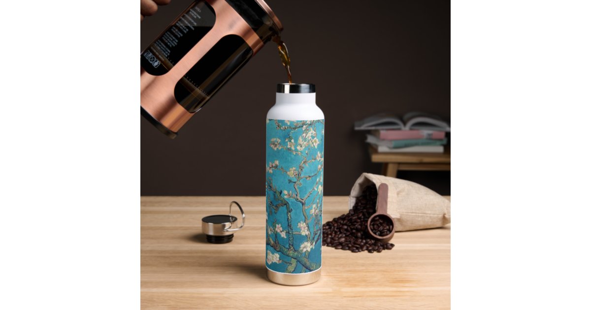 Almond Latte Cute Water Bottle Flask