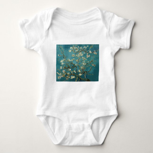 Blossoming Almond Tree - Van Gogh Baby Bodysuit (Front)