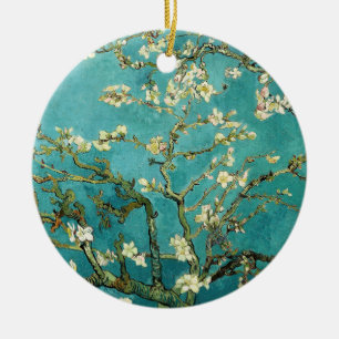 Blossoming Almond Tree Van Gogh Ceramic Ornament