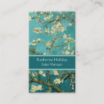 Blossoming Almond Tree Vintage Floral Van Gogh Bus Business Card<br><div class="desc">This is the oil painting "Blossoming Almond Tree" done in 1890 by Dutch post- impressionist artist Vincent Willem van Gogh (1853-1890). It is our Fine Art Series no. 113.</div>