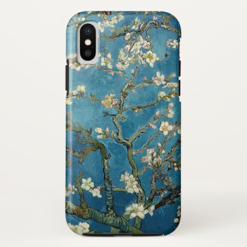 Blossoming Almond Tree Vintage Floral Van Gogh iPhone X Case