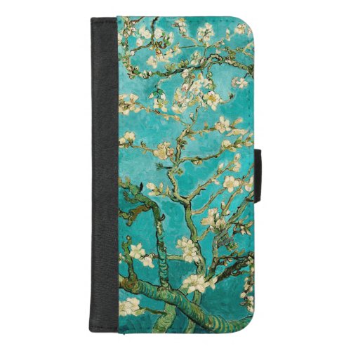 Blossoming Almond Vintage Floral Van Gogh iPhone 87 Plus Wallet Case