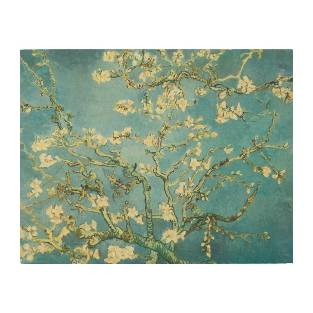 Blossoming Almond Wood Wall Decor (Front)