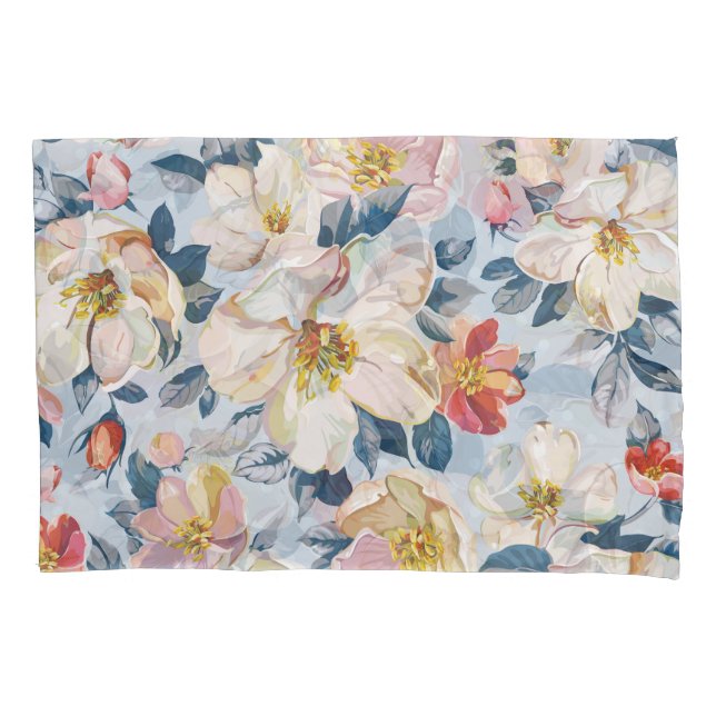 Blossoming apple tree, elegance pattern. pillow case (Front)