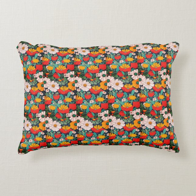 Blossoming Beauty Accent Pillow (Front)