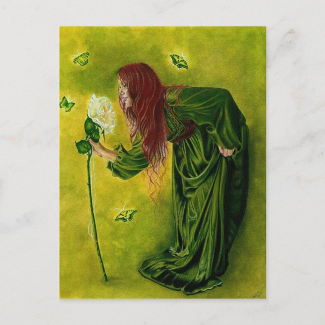 Blossoming Beauty flower Postcard (Front)