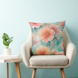 Blossoming Beauty Throw Pillow