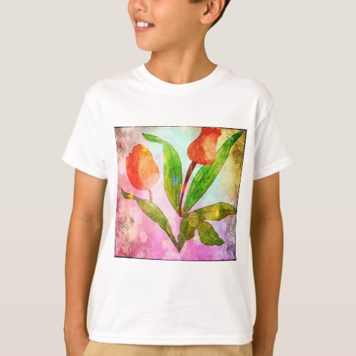 Blossoming Beauty Vibrant Roses  Lush T_Shirt