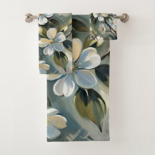 Blossoming Branch 4 Bath Towels