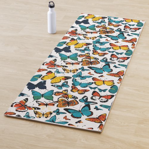 Blossoming Butterfly_Print Eco_Friendly Yoga Mat