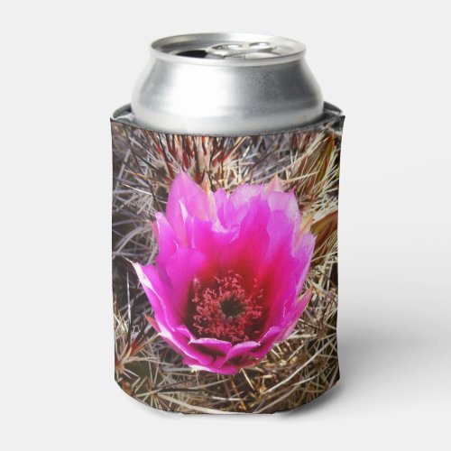 Blossoming Cactus Prickly Pear Wildflower Can Cooler