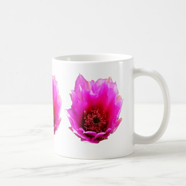 Blossoming Cactus (Prickly Pear) Wildflower Coffee Mug (Right)