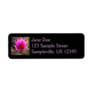 Blossoming Cactus (Prickly Pear) Wildflower Label