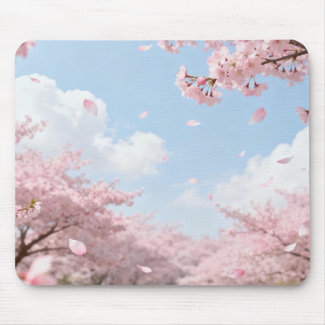 Blossoming Cherry Mouse Pad (Front)