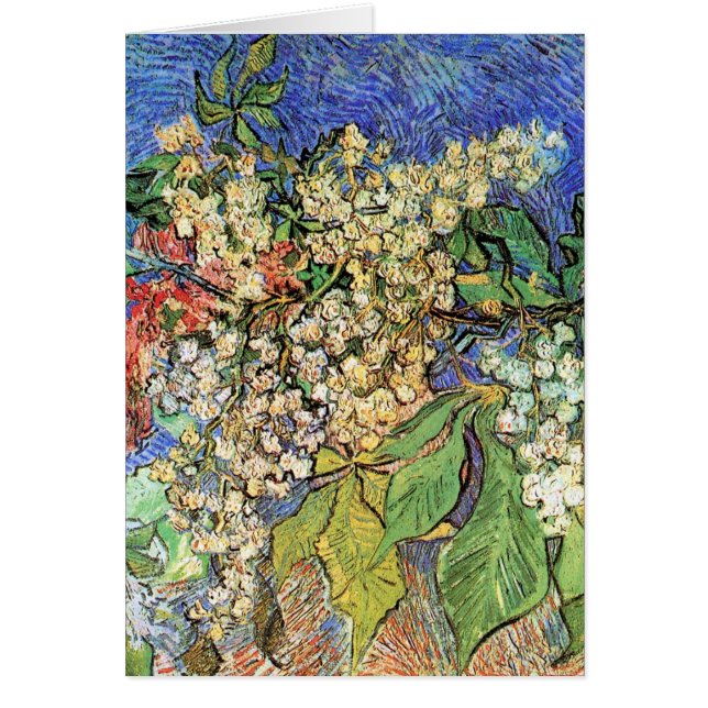 Blossoming Chestnut Branches by Vincent van Gogh Cards (Front)