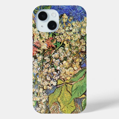 Blossoming Chestnut Branches by Vincent van Gogh iPhone 15 Case