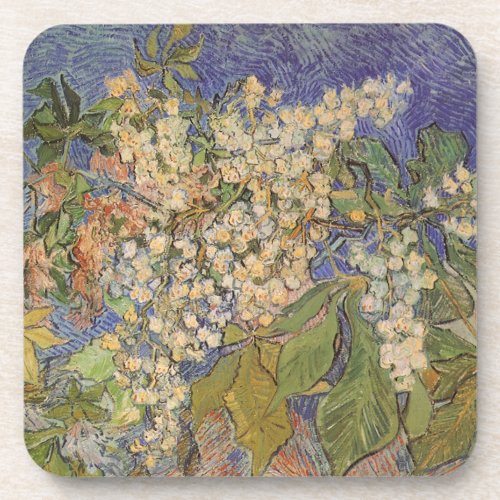 Blossoming Chestnut Branches by Vincent van Gogh Coaster