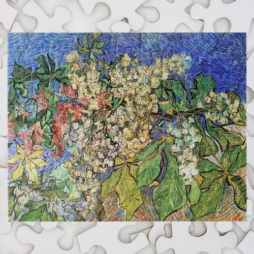 Blossoming Chestnut Branches by Vincent van Gogh Jigsaw Puzzle