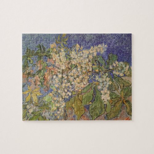 Blossoming Chestnut Branches by Vincent van Gogh Jigsaw Puzzle