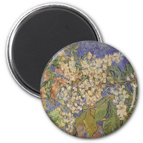 Blossoming Chestnut Branches by Vincent van Gogh Magnet