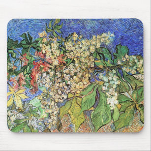 Blossoming Chestnut Branches by Vincent van Gogh Mouse Pad