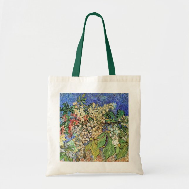 Blossoming Chestnut Branches by Vincent van Gogh Tote Bag (Front)