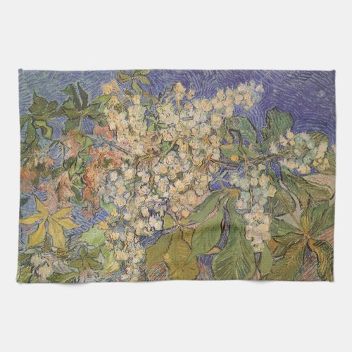 Blossoming Chestnut Branches by Vincent van Gogh Towel