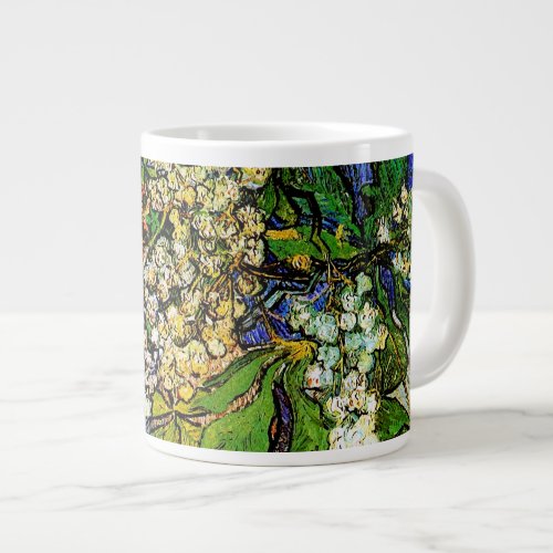 Blossoming Chestnut Branches Van Gogh Fine Art Giant Coffee Mug