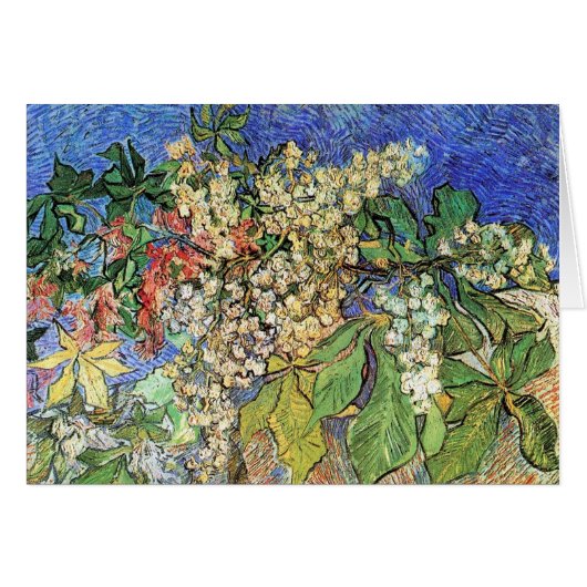 Blossoming Chestnuts Branches, Van Gogh Cards (Front Horizontal)