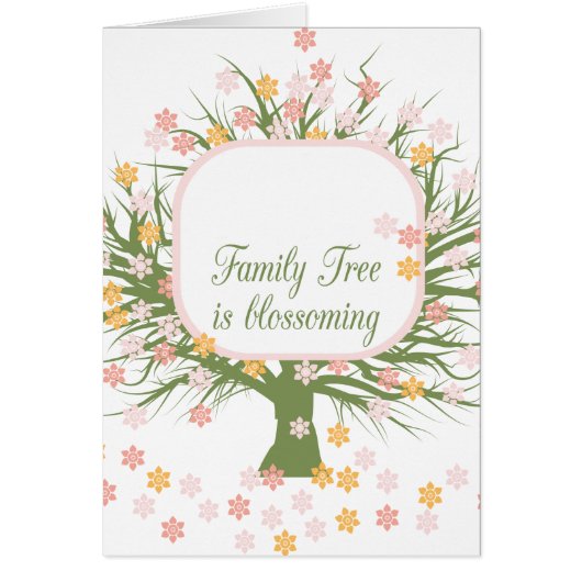 Blossoming Family Tree Cards (Front)