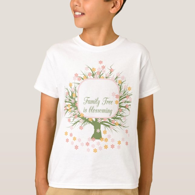 Blossoming Family Tree T-Shirt (Front)