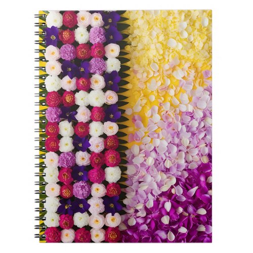 Blossoming Flowers and Petals Notebook