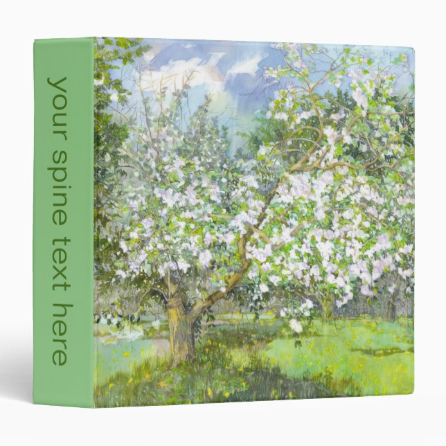 Blossoming garden binder (Front/Spine)