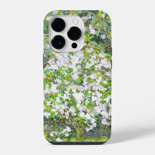 Blossoming garden iphone case (Back)