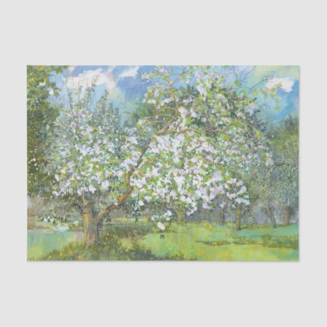 Blossoming garden tissue paper (Front)