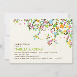 Blossoming Glory Outdoor Baby Shower Invitation