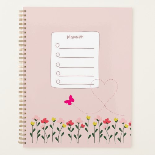 Blossoming Heart Planner