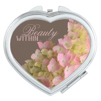 Blossoming Hydrangea Floral on Derby Brown 